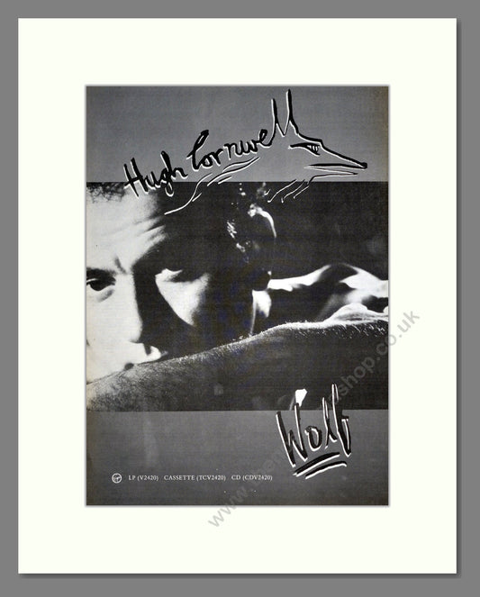 Hugh Cornwell - Wolf. Vintage Advert 1988 (ref AD20482)