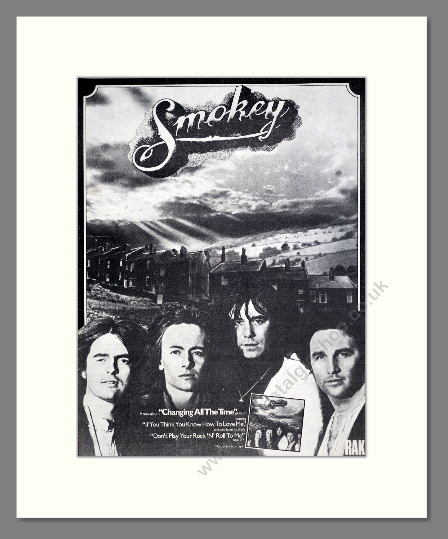 Smokey - Changing All The Time. Vintage Advert 1975 (ref AD20508)