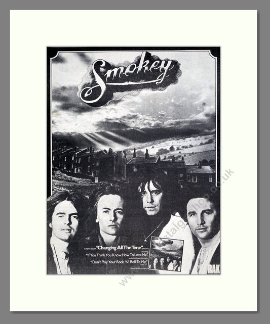 Smokey - Changing All The Time. Vintage Advert 1975 (ref AD20508)