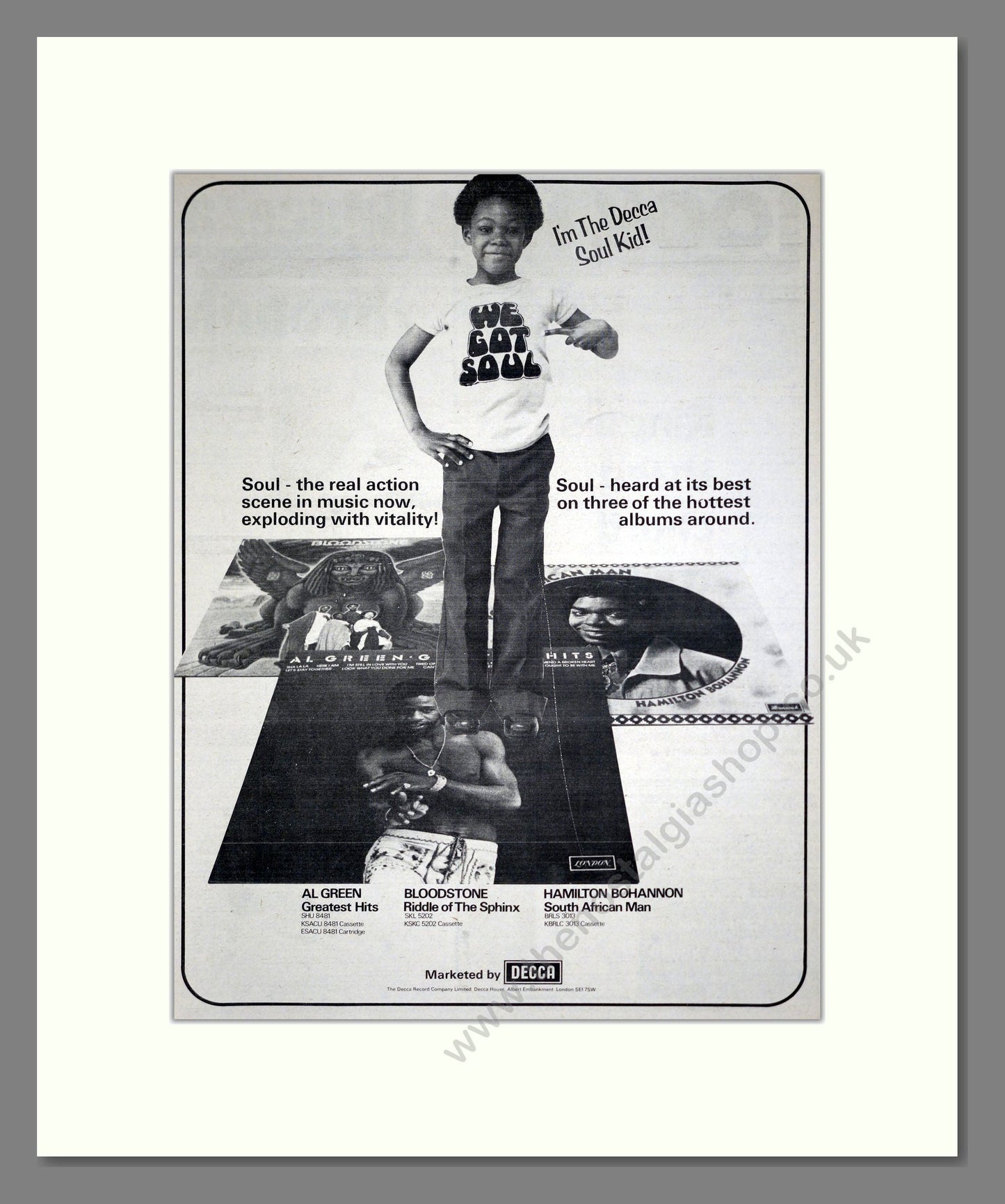 Various Artists - We Got Soul. Vintage Advert 1975 (ref AD20526)