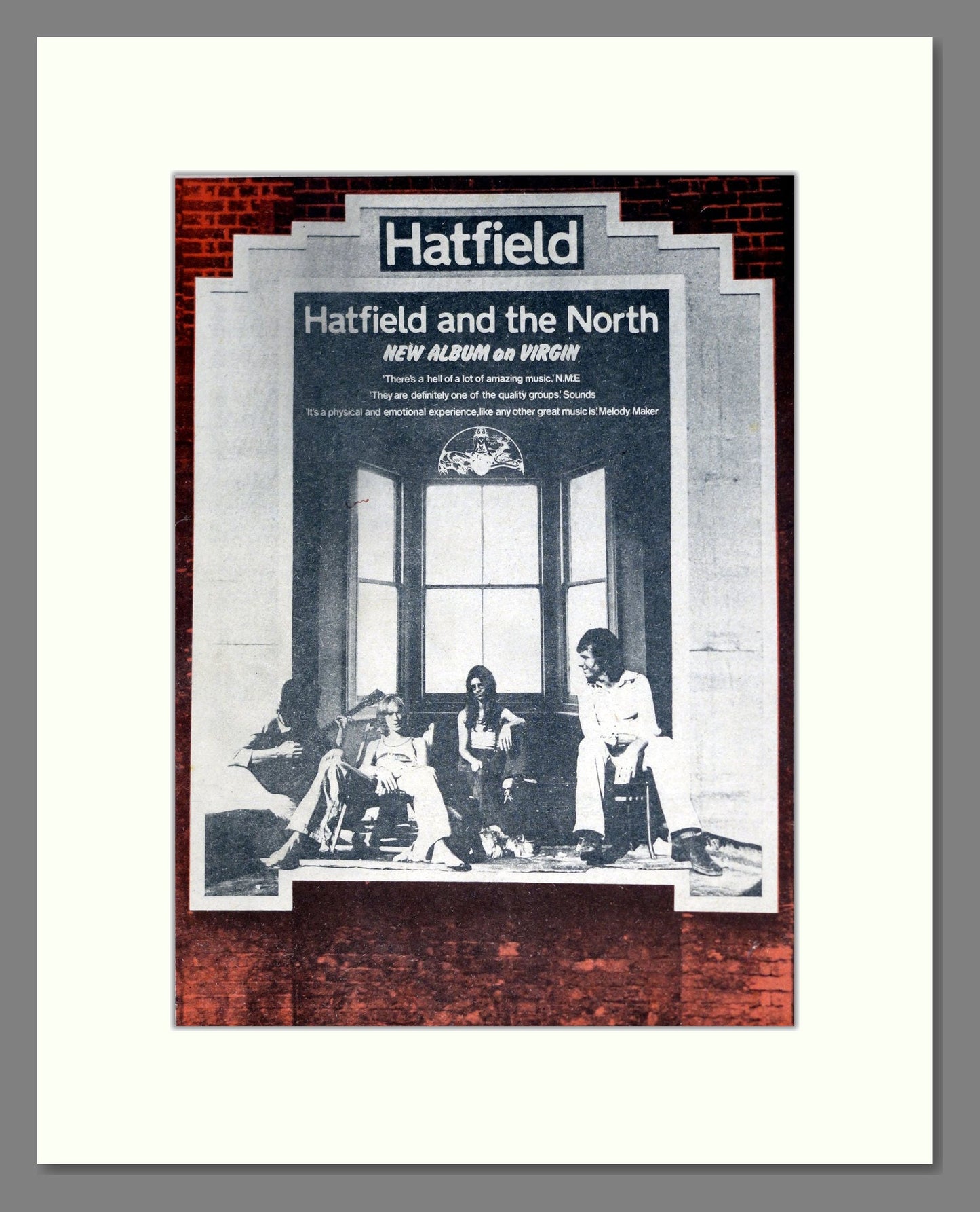 Hatfield - Hatfield And The North. Vintage Advert 1974 (ref AD20543)