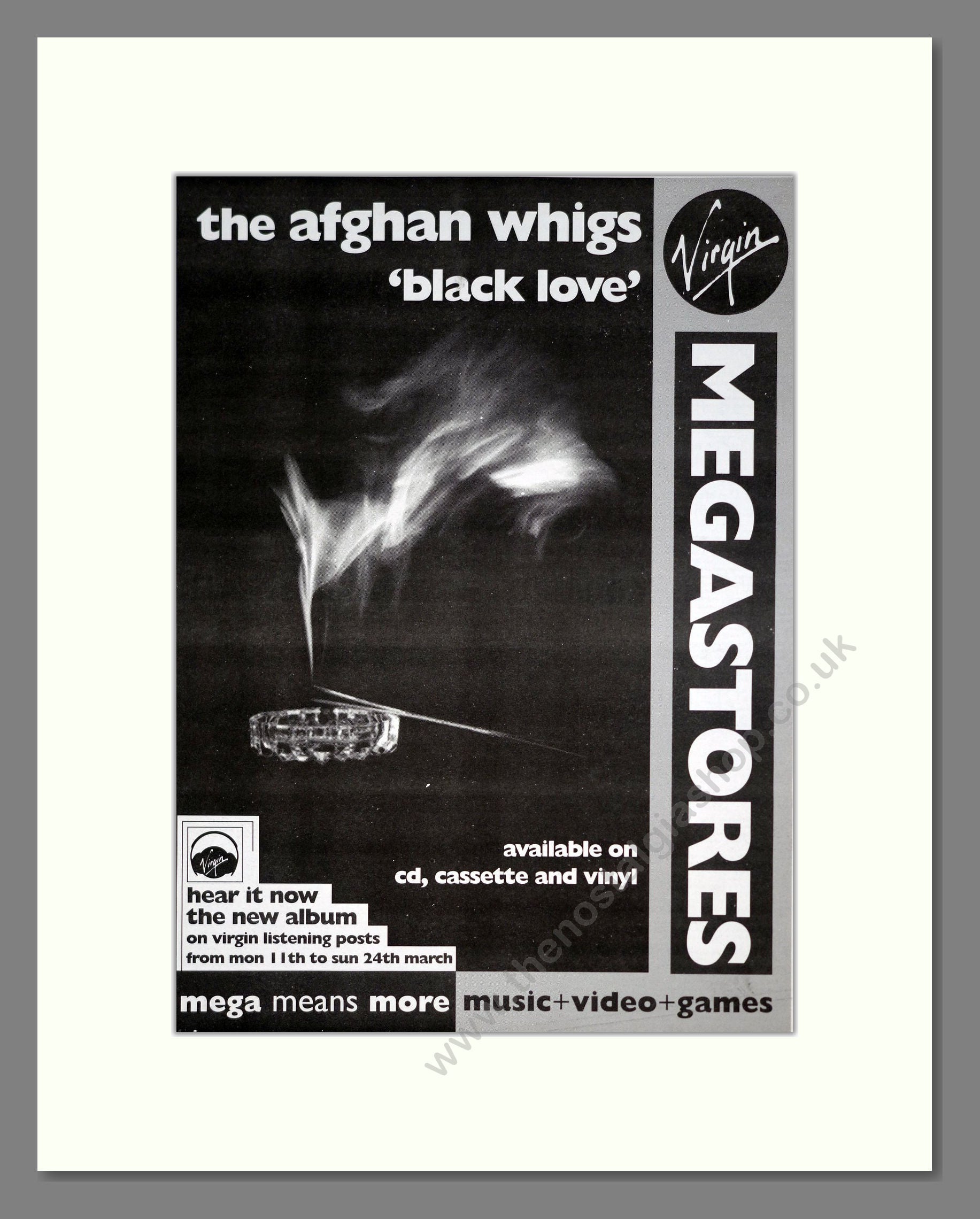 Afghan Whigs (The) - Black Love. Vintage Advert 1996 (ref AD20546)