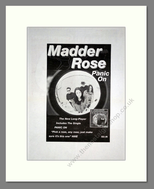 Madder Rose - Panic On. Vintage Advert 1994 (ref AD20556)