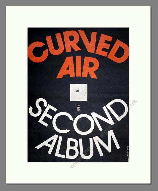 Curved Air - Second Album. Vintage Advert 1971 (ref AD20672)