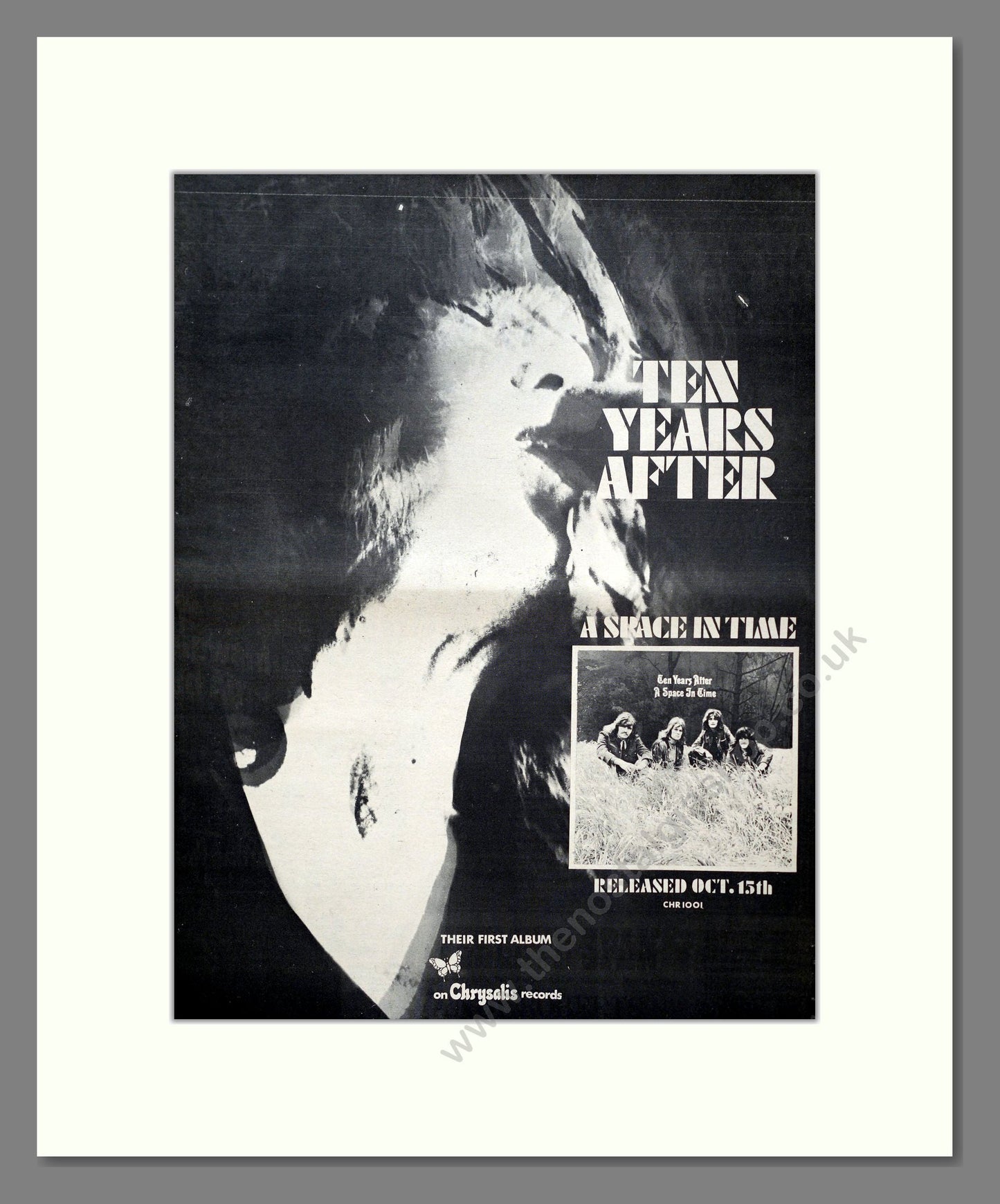 Ten Years After - A Space In Time. Vintage Advert 1971 (ref AD20687)