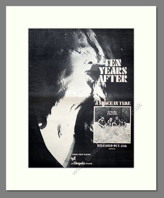 Ten Years After - A Space In Time. Vintage Advert 1971 (ref AD20687)