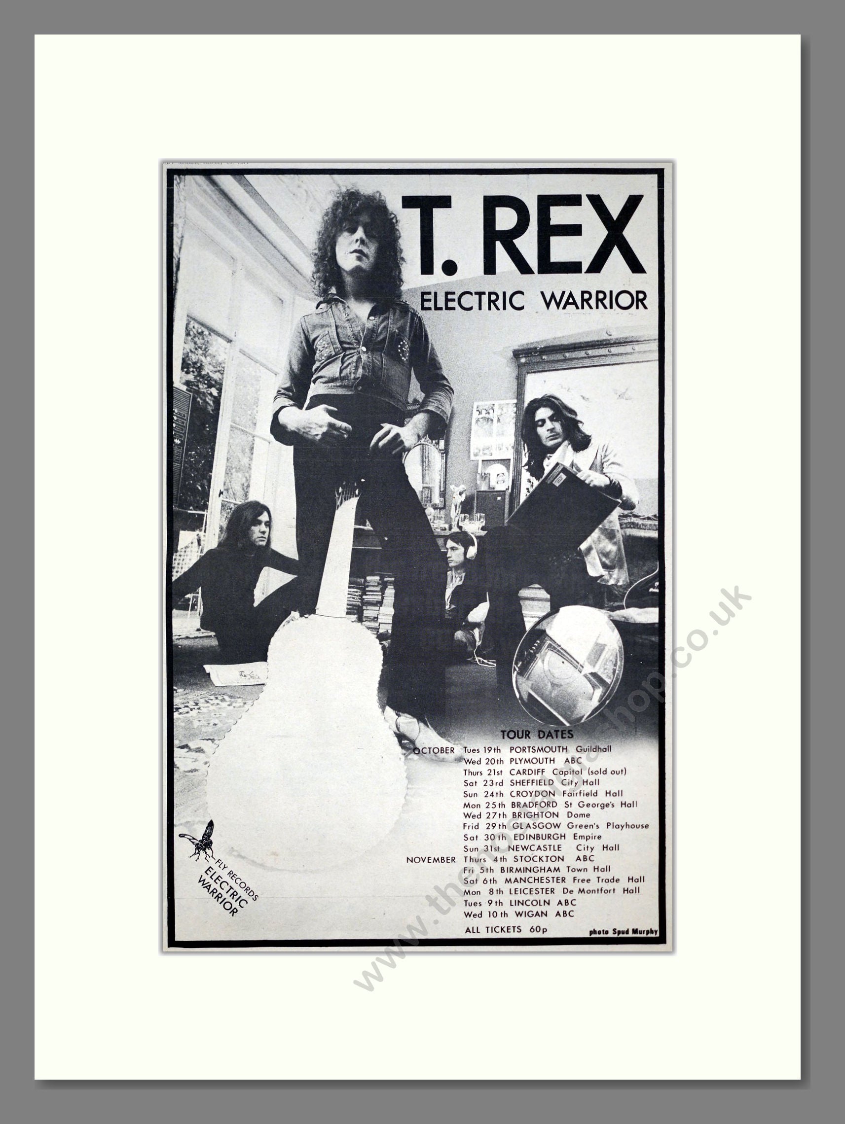 T.Rex - Electric Warrior. Vintage Advert 1971 (ref AD20689)