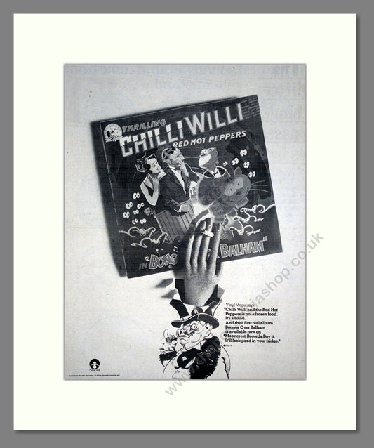 Chilli Willi - Red Hot Peppers. Vintage Advert 1974 (ref AD20691)