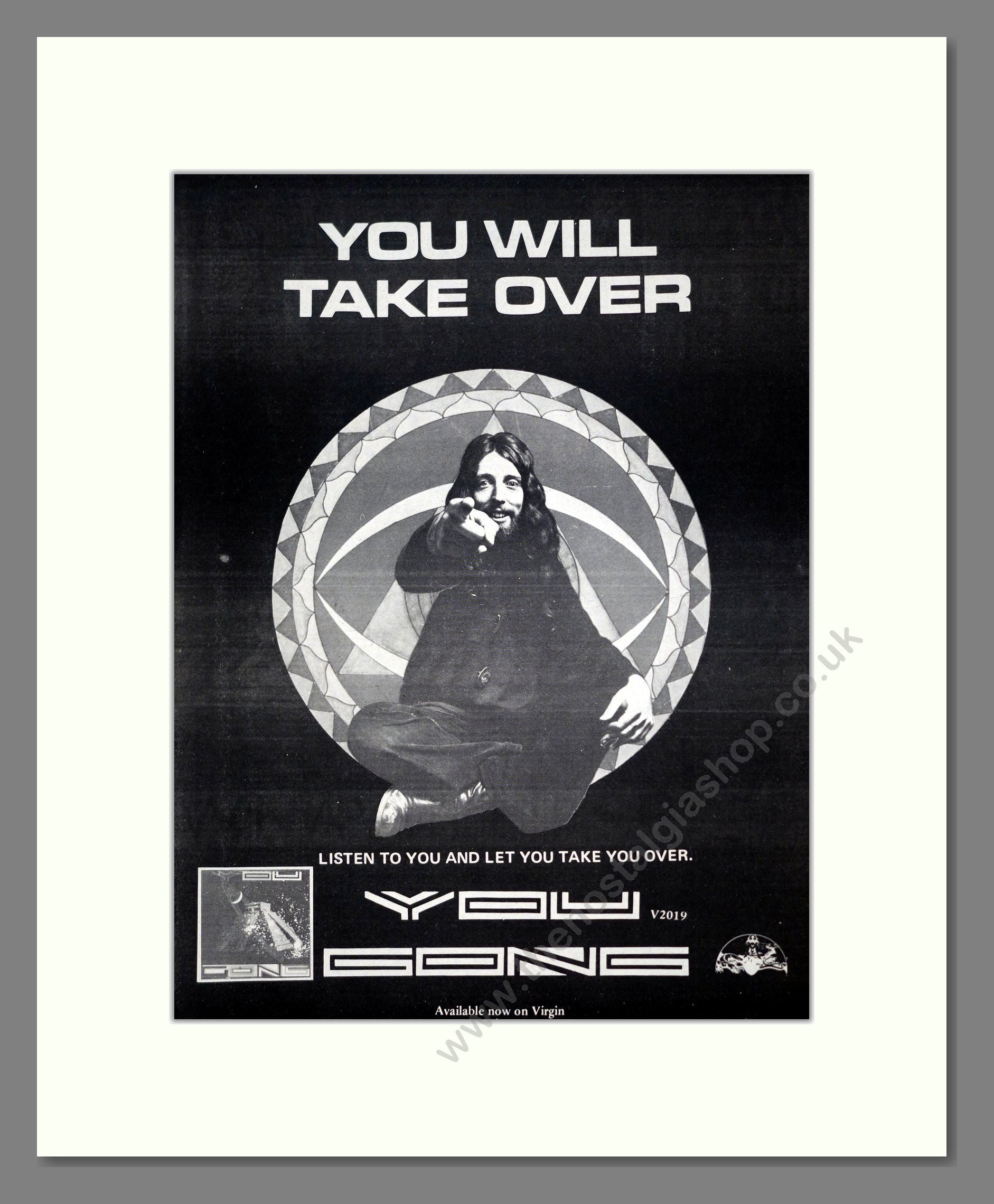 Gong - You. Vintage Advert 1974 (ref AD20694)