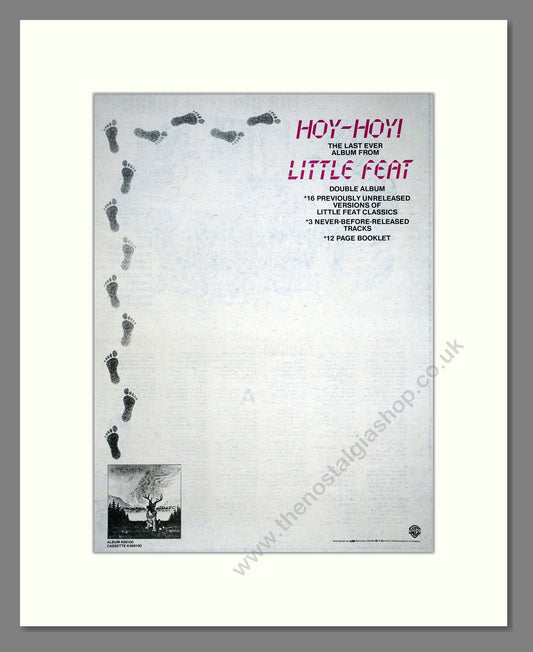 Little Feat - Hoy-Hoyi. Vintage Advert 1981 (ref AD20698)