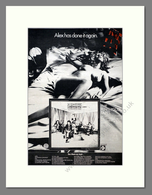 Sensational Alex Harvey Band (The) - The Penthouse Tapes. Vintage Advert 1976 (ref AD20711)