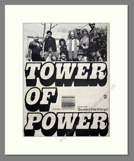 Tower Of Power - So Very Hard To Go. Vintage Advert 1973 (ref AD20719)