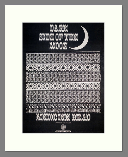 Medicine Head - Dark Side Of The Moon. Vintage Advert 1972 (ref AD20720)