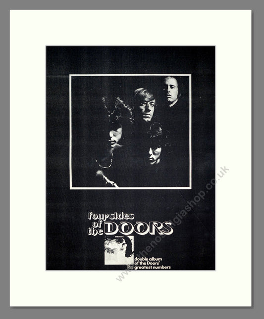 Doors (The) - Greatest Hits. Vintage Advert 1972 (ref AD20727)