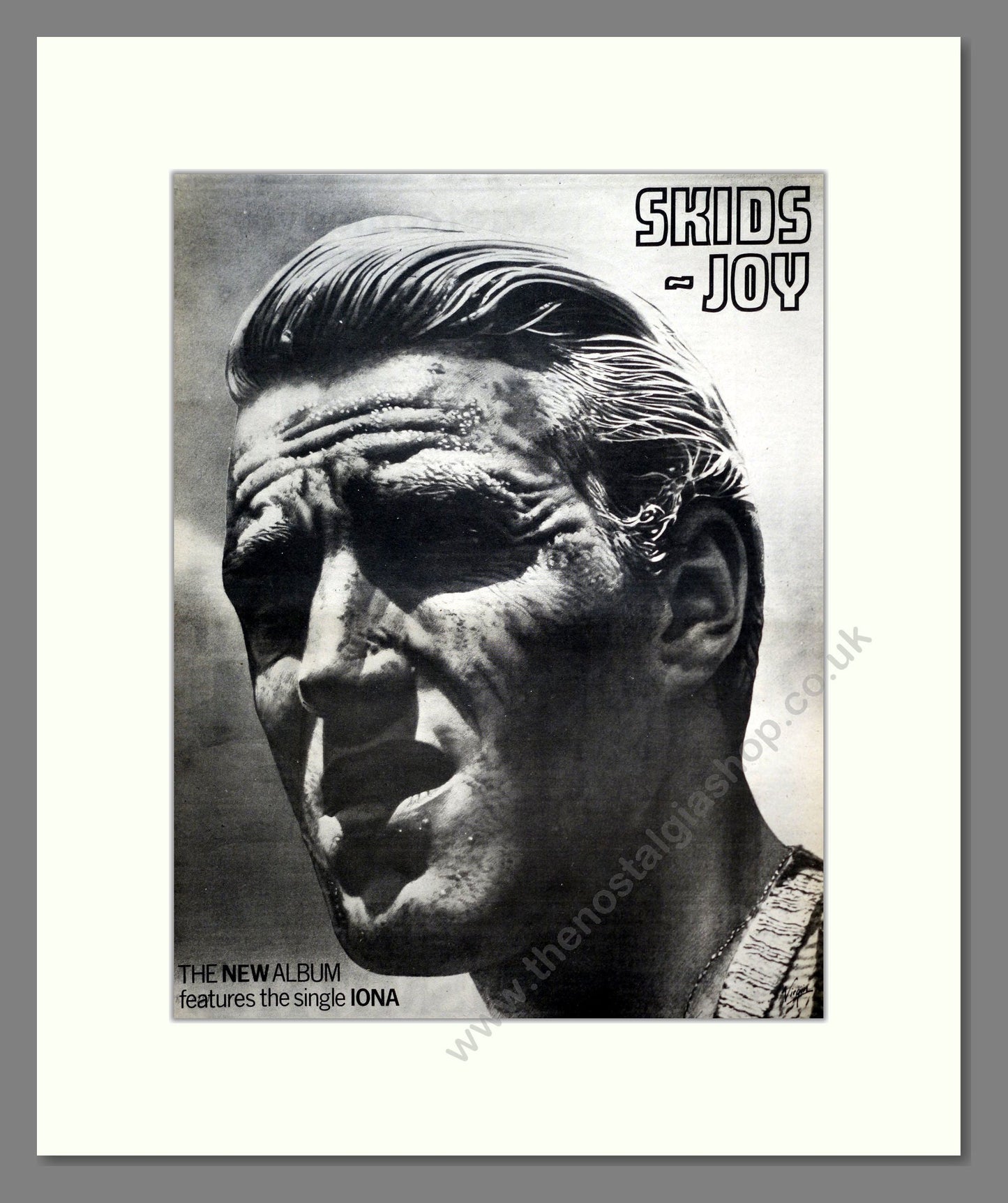 Skids - Joy. Vintage Advert 1981 (ref AD20729)