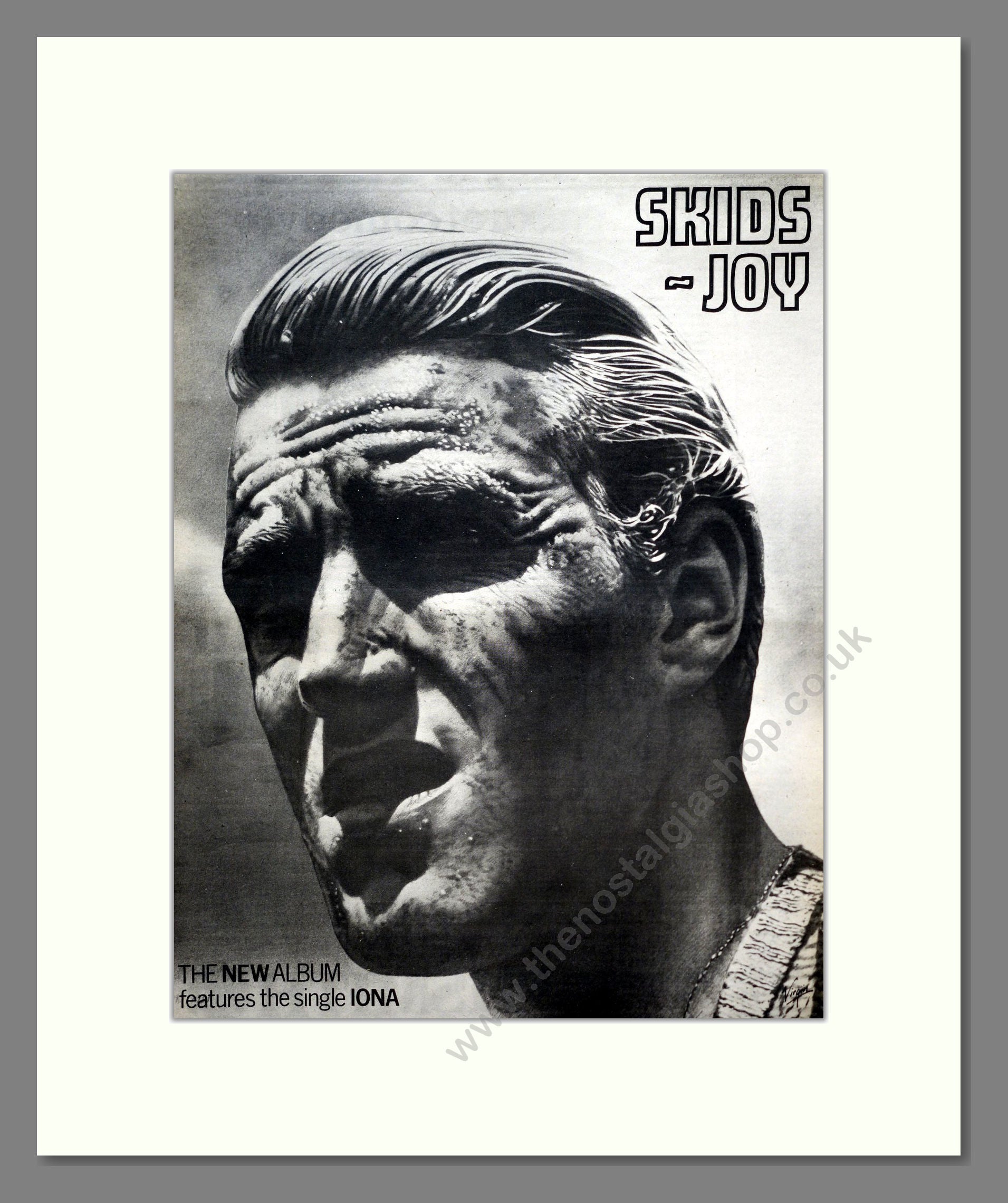 Skids - Joy. Vintage Advert 1981 (ref AD20729)