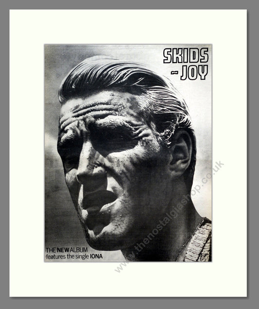 Skids - Joy. Vintage Advert 1981 (ref AD20729)