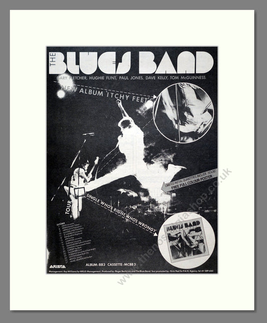 Blues Band (The) - Itchy Feet. Vintage Advert 1981 (ref AD20741)
