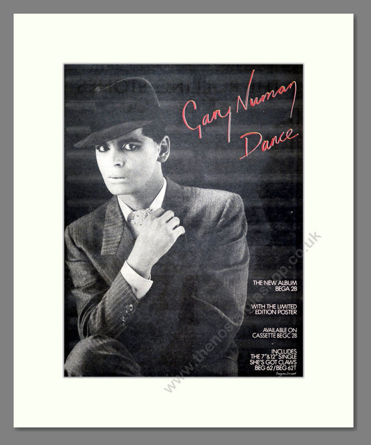 Gary Numan - Dance. Vintage Advert 1981 (ref AD20745)