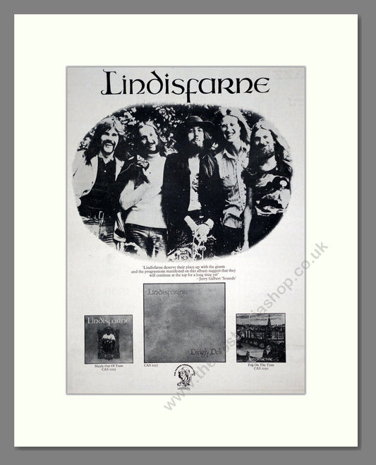 Lindisfarne - Dingly Dell. Vintage Advert 1972 (ref AD20755)