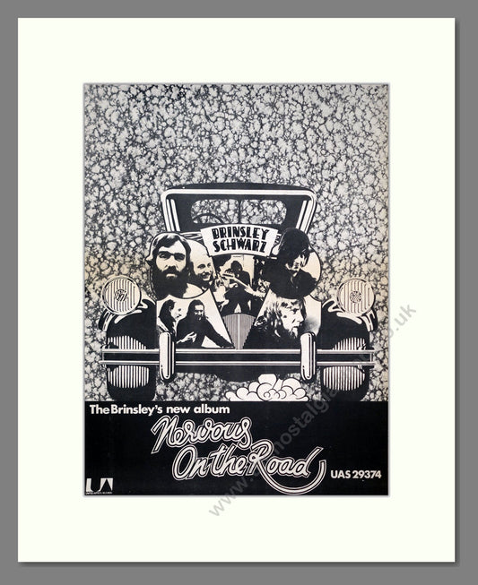 Brinsley Schwarz - Nervous On The Road. Vintage Advert 1972 (ref AD20767)