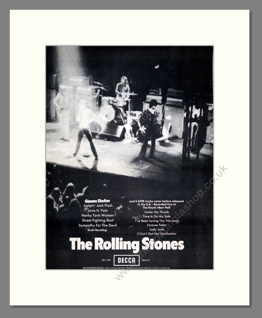 Rolling Stones (The) - Gimme Shelter. Vintage Advert 1971 (ref AD20793)