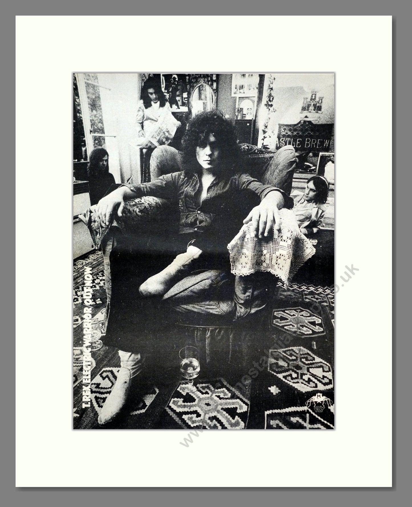 T.Rex - Electric Warrior. Vintage Advert 1971 (ref AD20800)