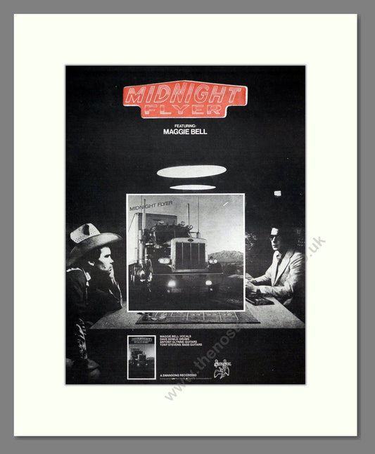 Midnight Flyer (ft Maggie Bell) - Midnight Flyer. Vintage Advert 1981 (ref AD20801)