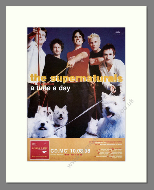 Supernaturals (The) - A Tune A Day. Vintage Advert 1998 (ref AD20587)