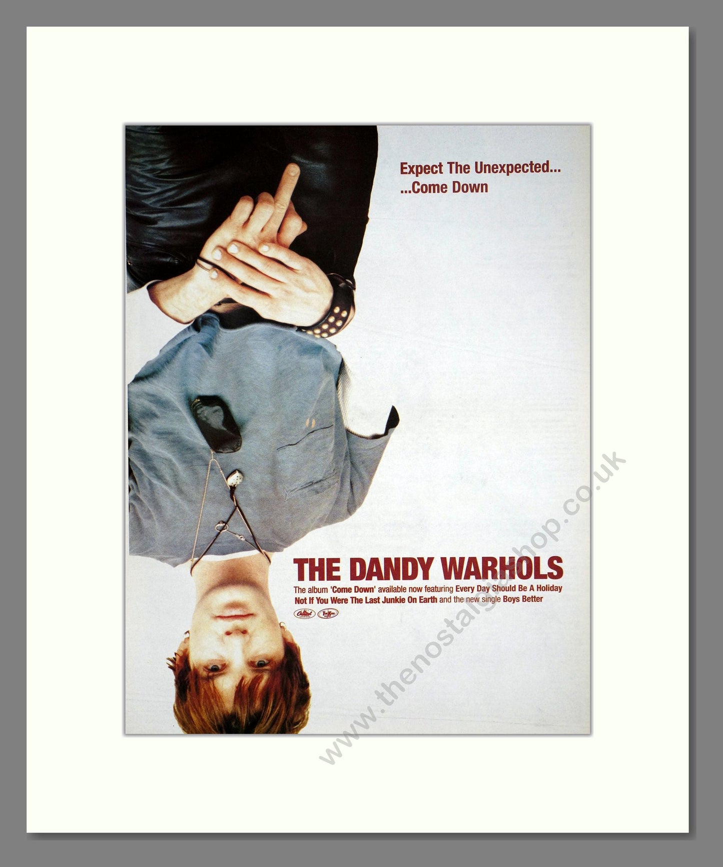 Dandy Warhols (The) - Come Down. Vintage Advert 1998 (ref AD20588)