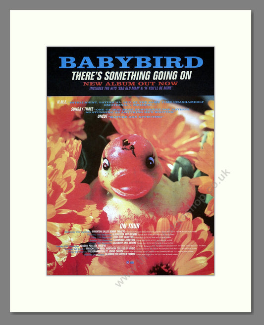 Babybird - There's Something Going On. Vintage Advert 1998 (ref AD20590)