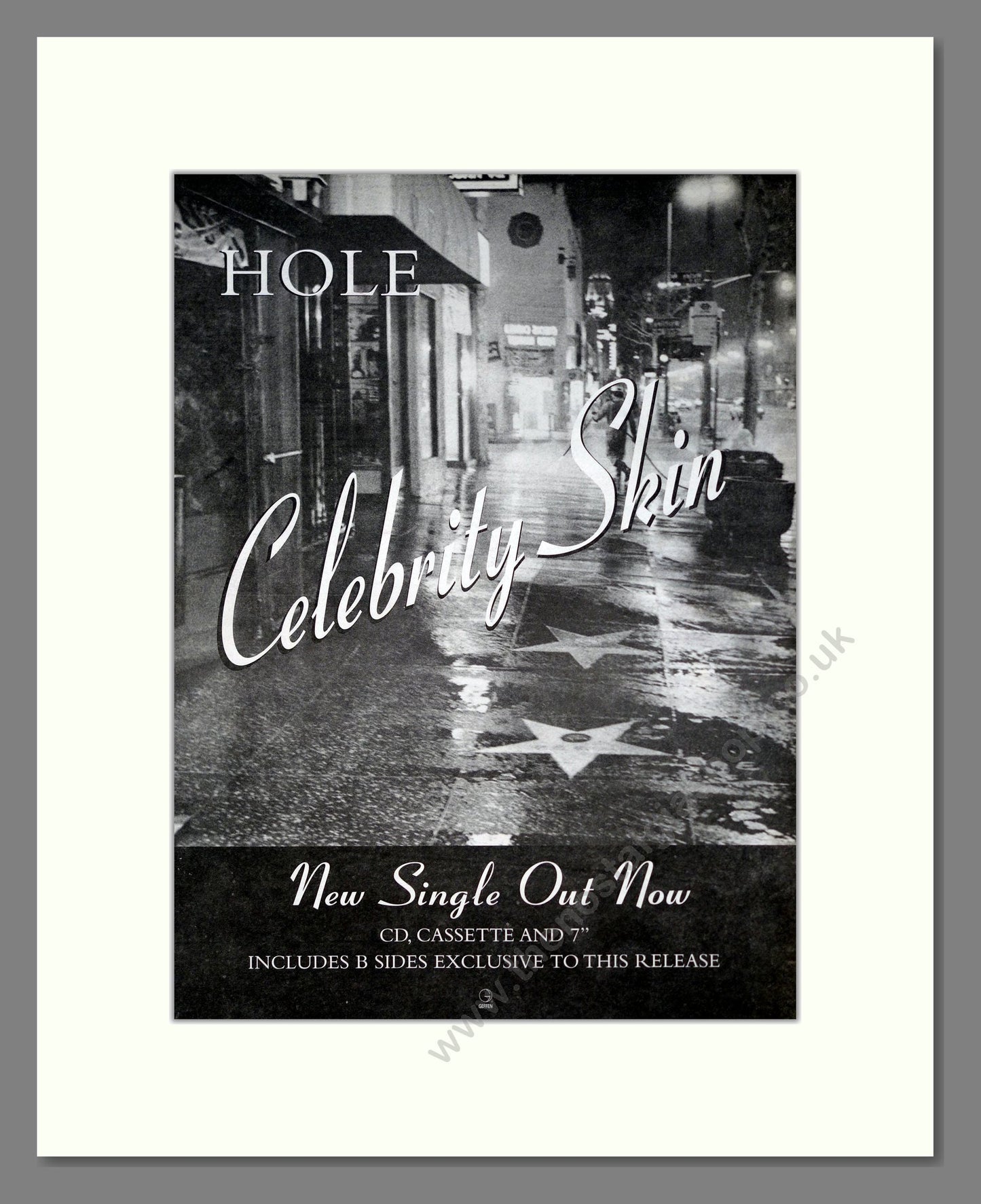Hole - Celebrity Skin. Vintage Advert 1998 (ref AD20592)