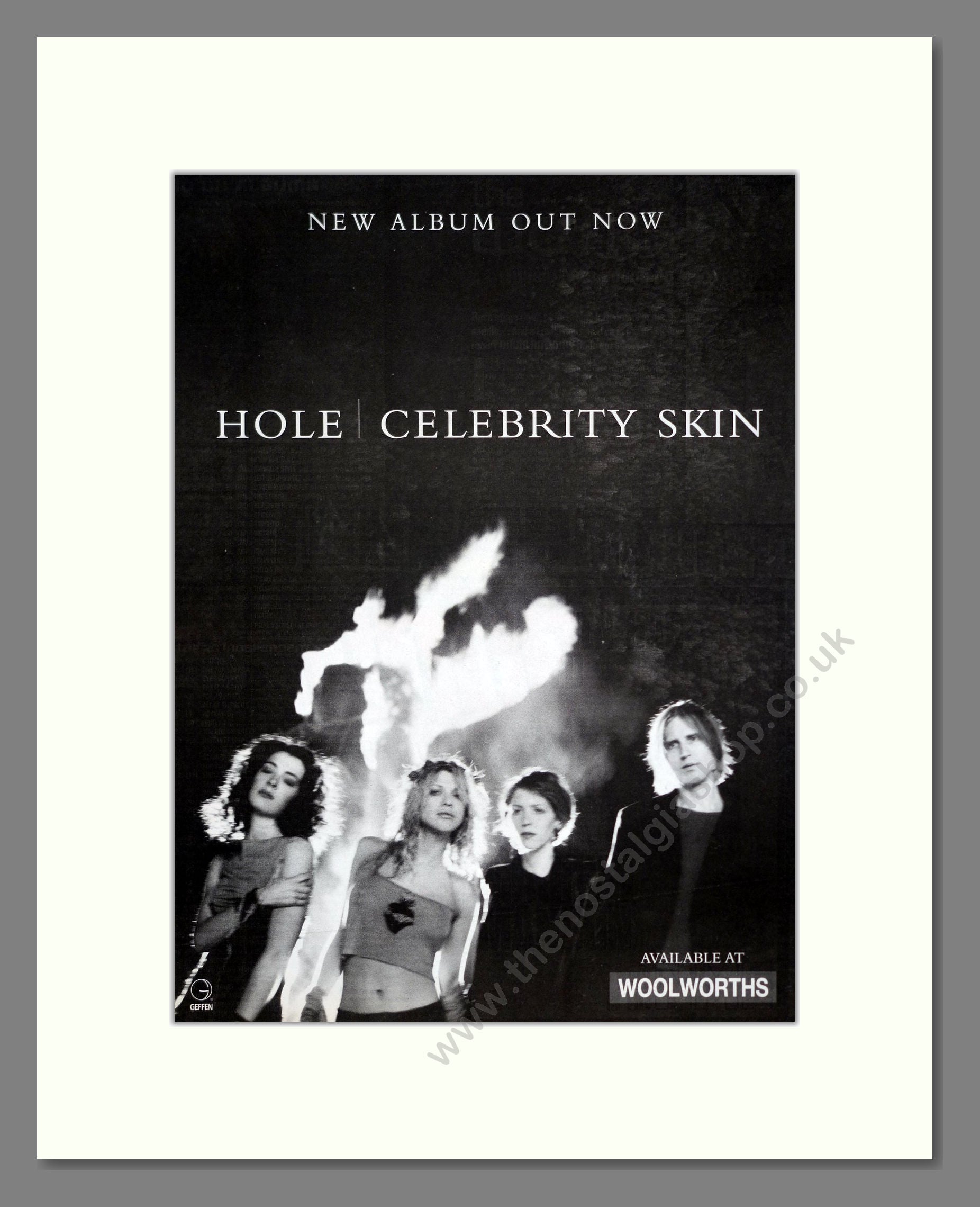Hole - Celebrity Skin. Vintage Advert 1998 (ref AD20593)