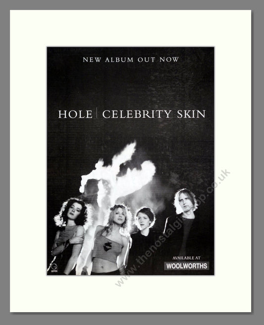 Hole - Celebrity Skin. Vintage Advert 1998 (ref AD20593)