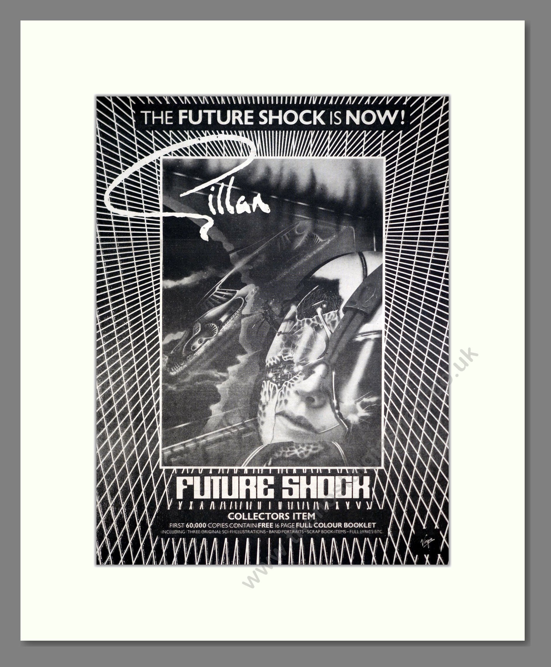 Gillan - Future Shock. Vintage Advert 1981 (ref AD20597)