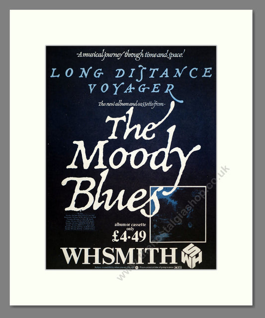 Moody Blues (The) - Long Distance Voyager. Vintage Advert 1991 (ref AD20600)