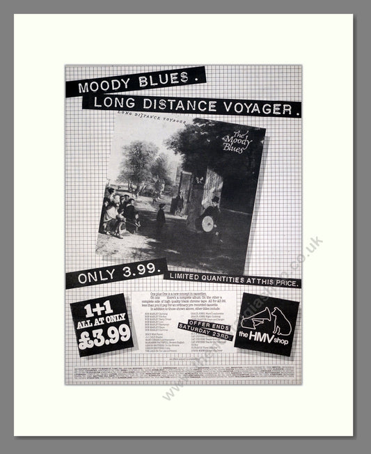 Moody Blues (The) - Long Distance Voyager. Vintage Advert 1981 (ref AD20601)