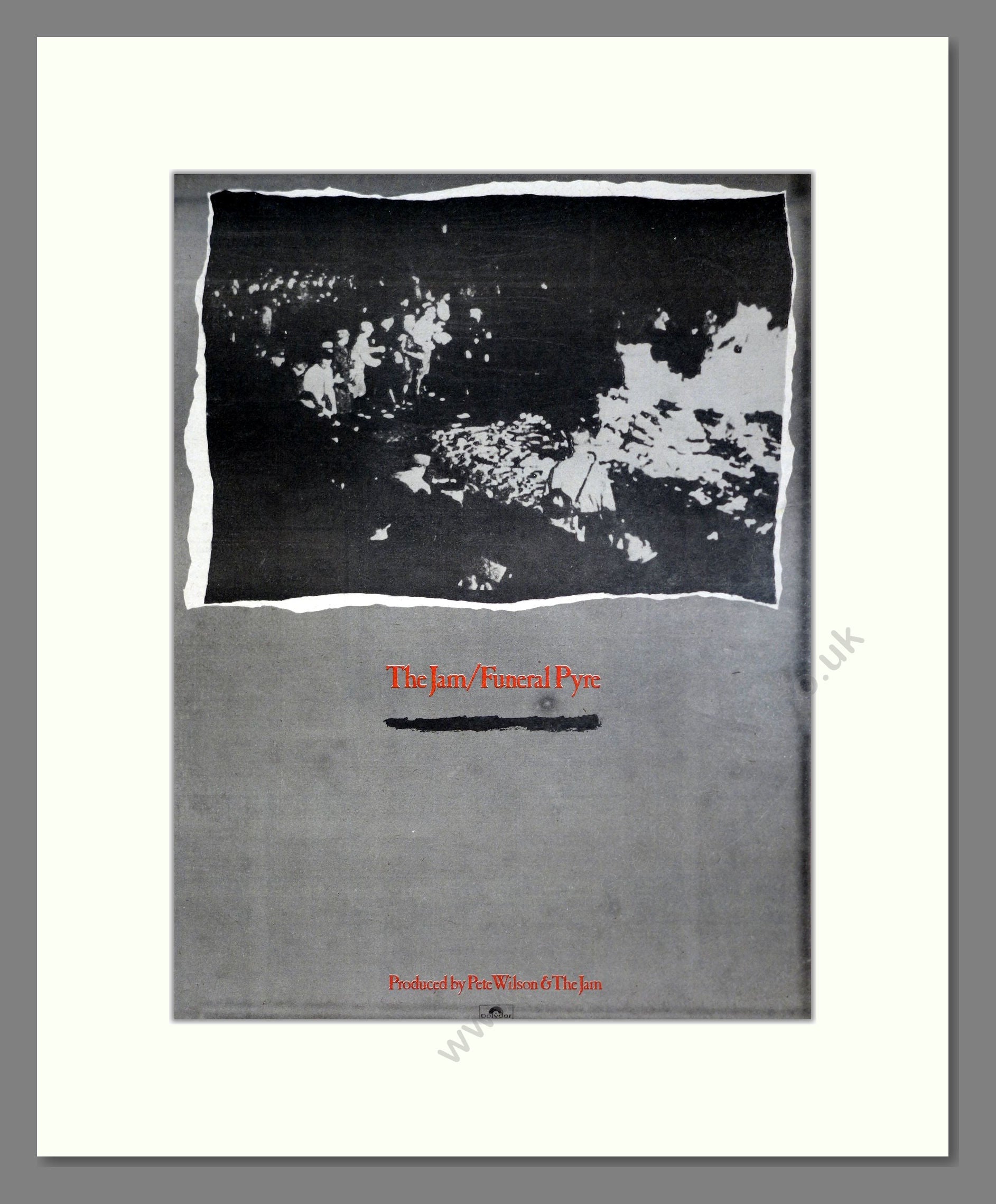 Jam (The) - Funeral Pyre. Vintage Advert 1981 (ref AD20603)