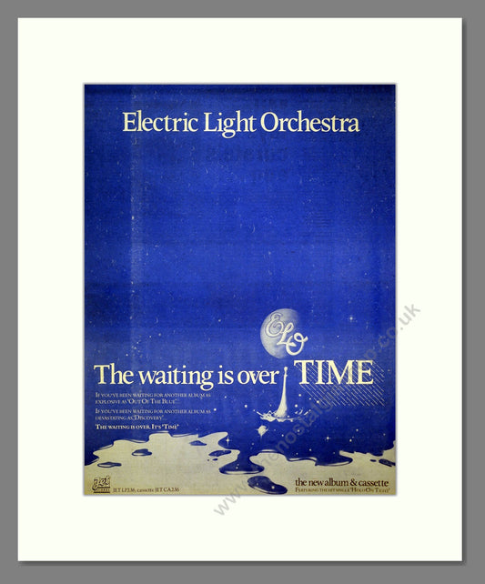 Electric Light Orchestra - Time. Vintage Advert 1981 (ref AD20615)