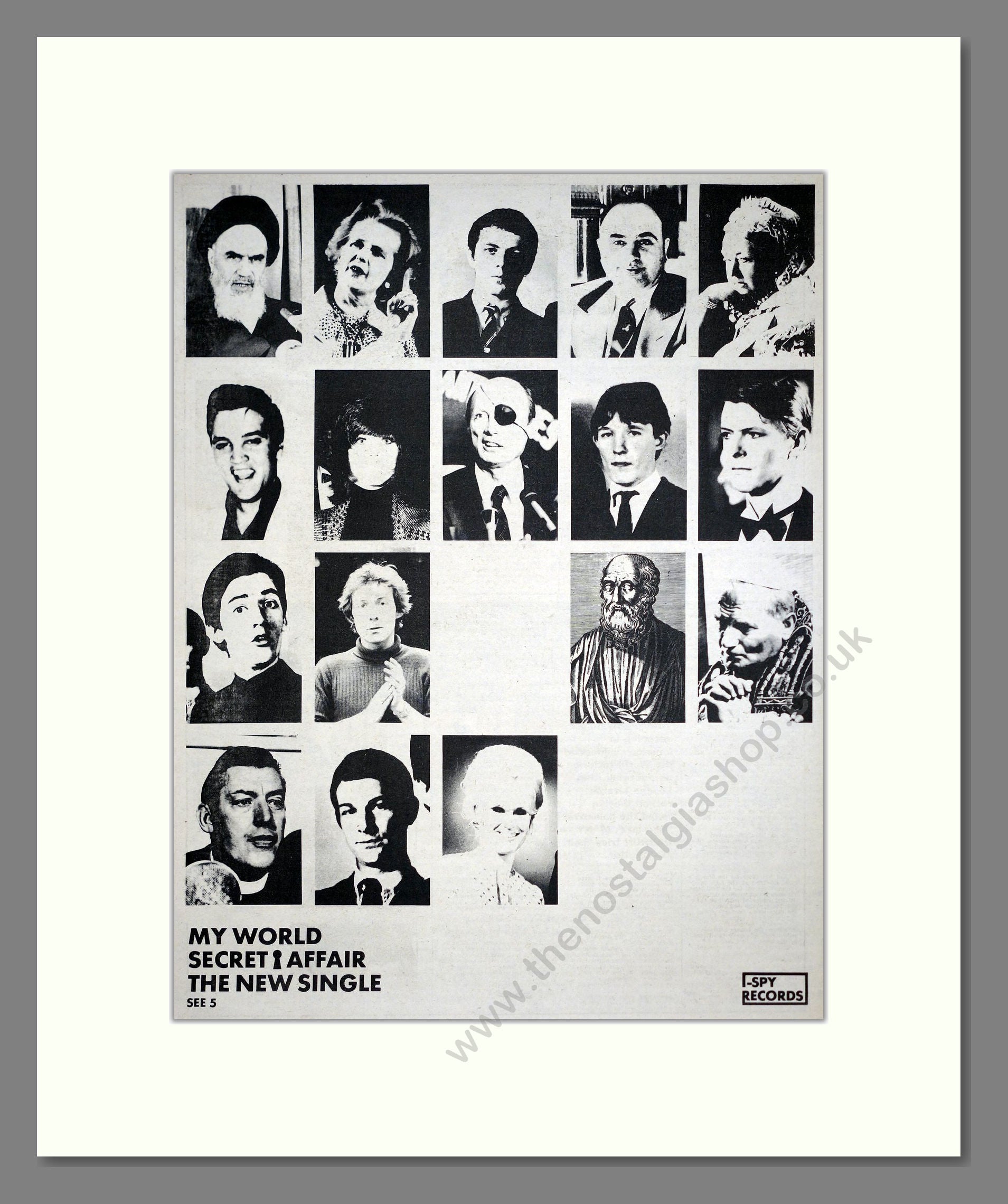 Secret Affair - My World. Vintage Advert 1980 (ref AD20621)