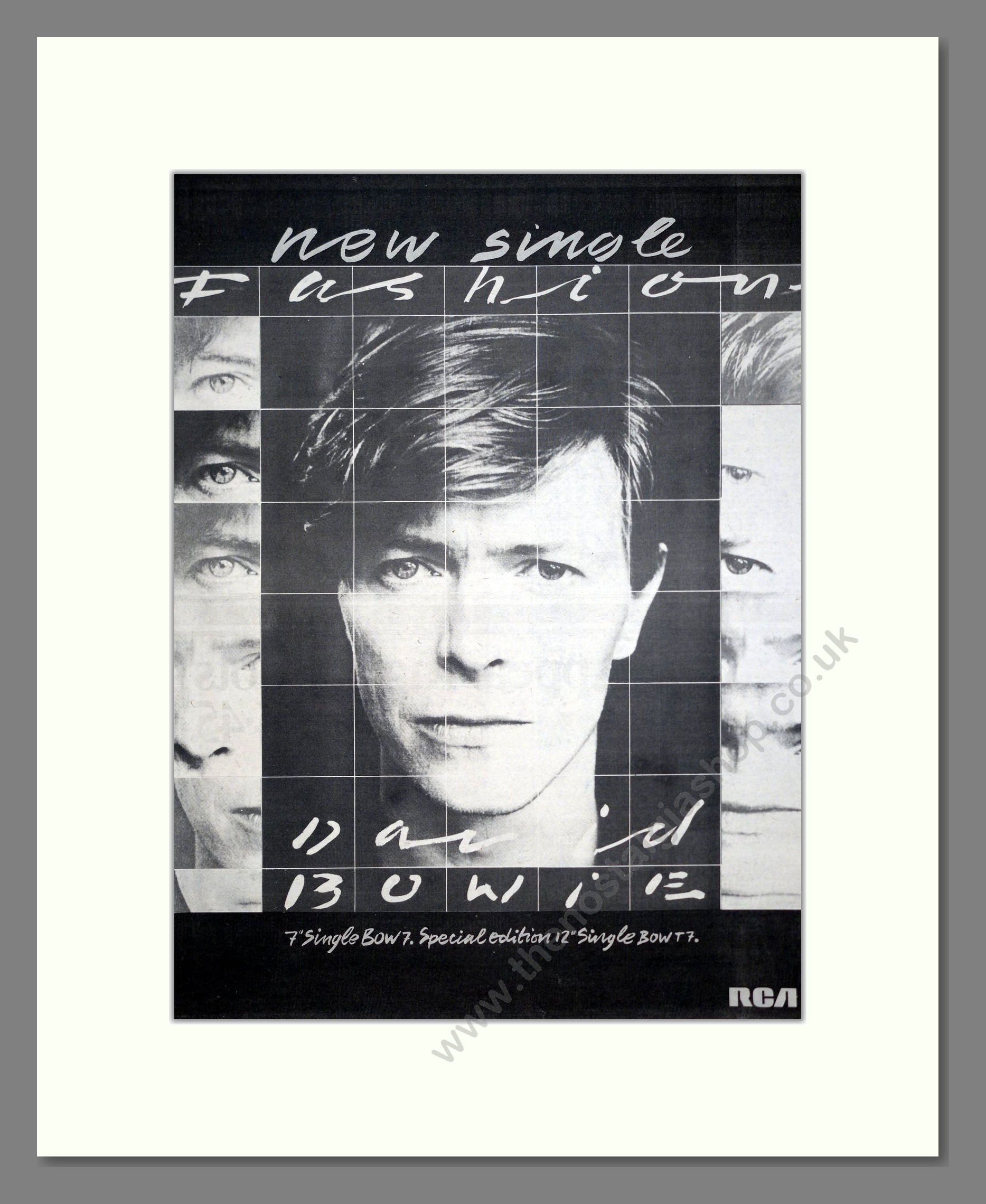 David Bowie - Fashion. Vintage Advert 1980 (ref AD20625)