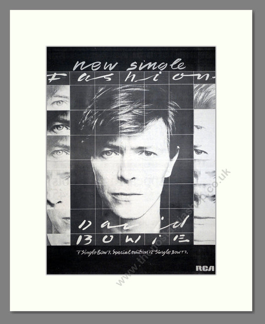 David Bowie - Fashion. Vintage Advert 1980 (ref AD20625)