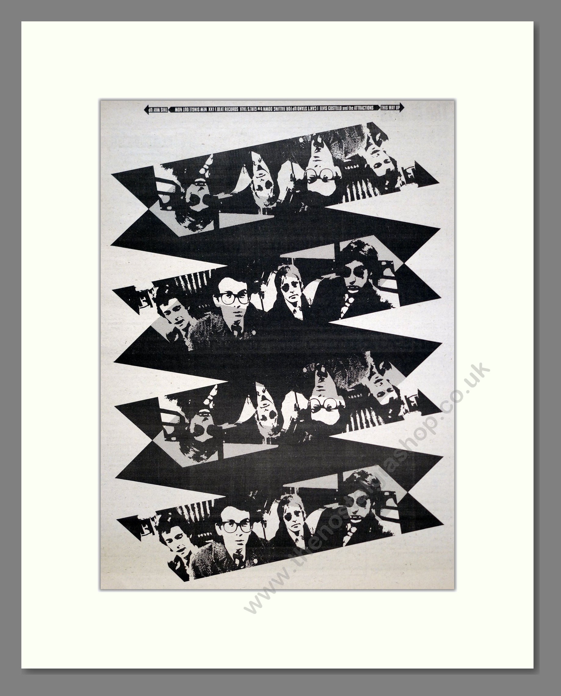 Elvis Costello And The Attractions - This Way Up. Vintage Advert 1980 (ref AD20634)