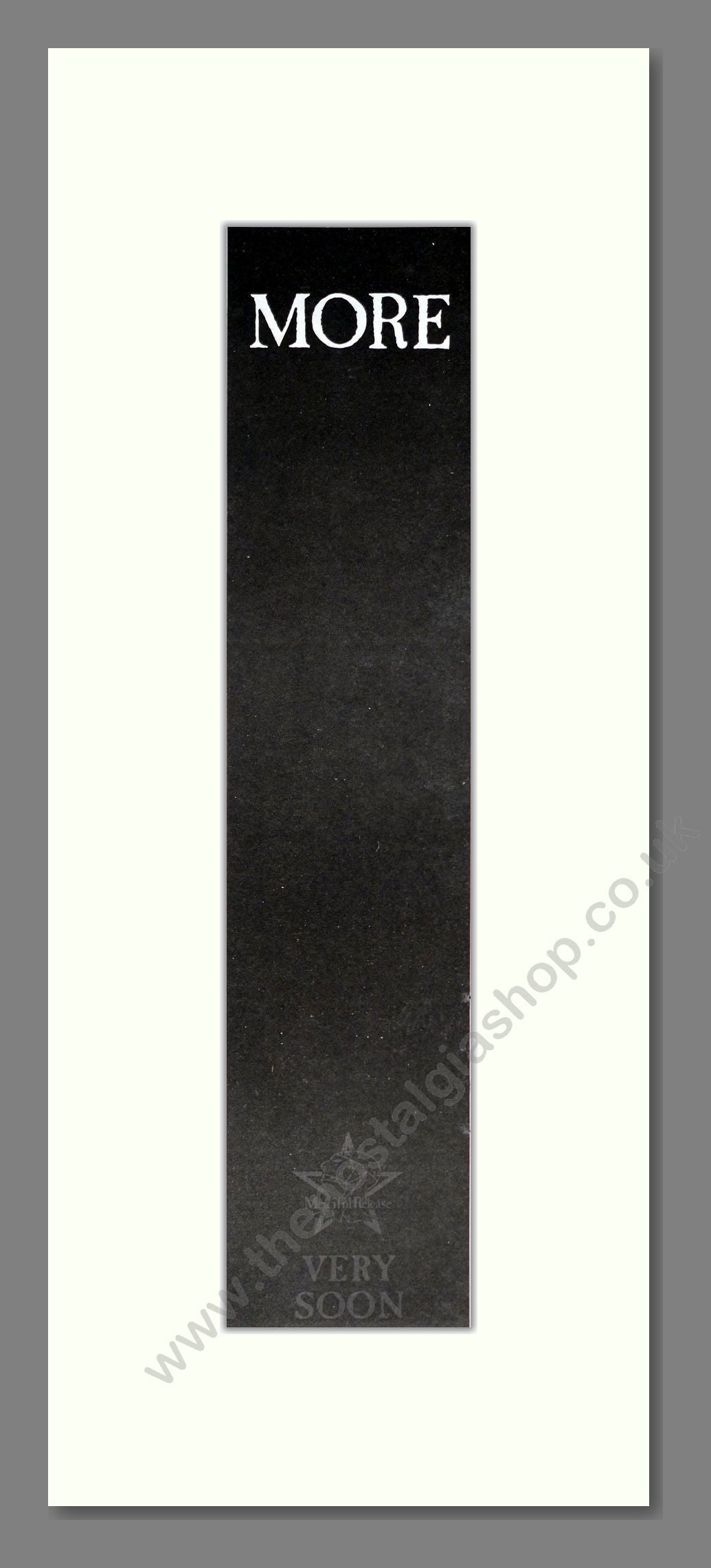 Sisters Of Mercy - More. Vintage Advert 1990 (ref AD201404)