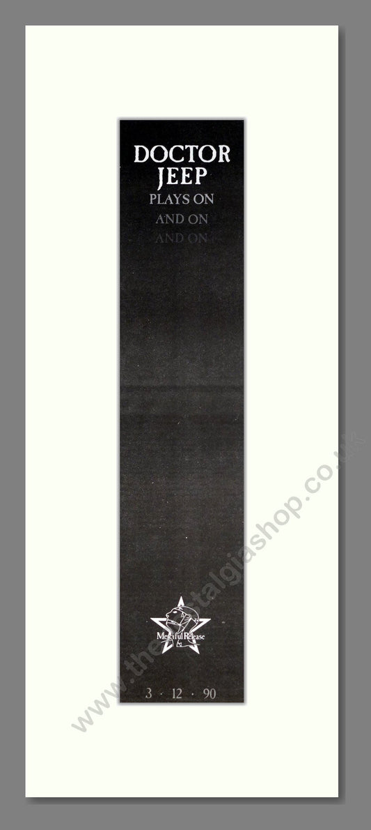 Sisters Of Mercy - Dr Jeep. Vintage Advert 1990 (ref AD201405)