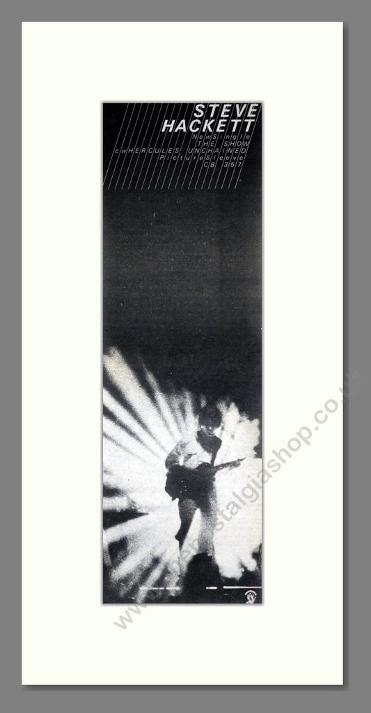 Steve Hackett - The Show. Vintage Advert 1980 (ref AD201431)