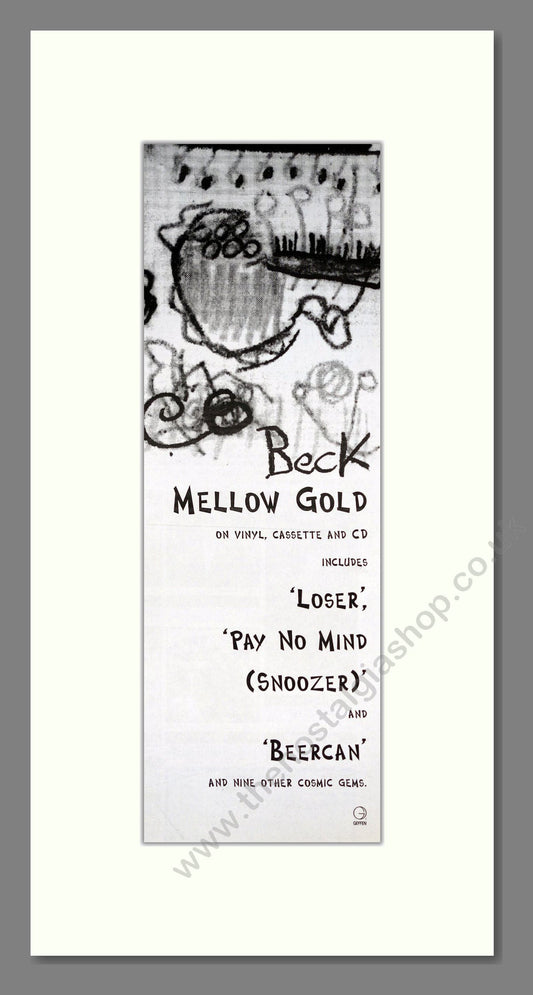 Beck - Mellow Gold. Vintage Advert 1994 (ref AD201438)