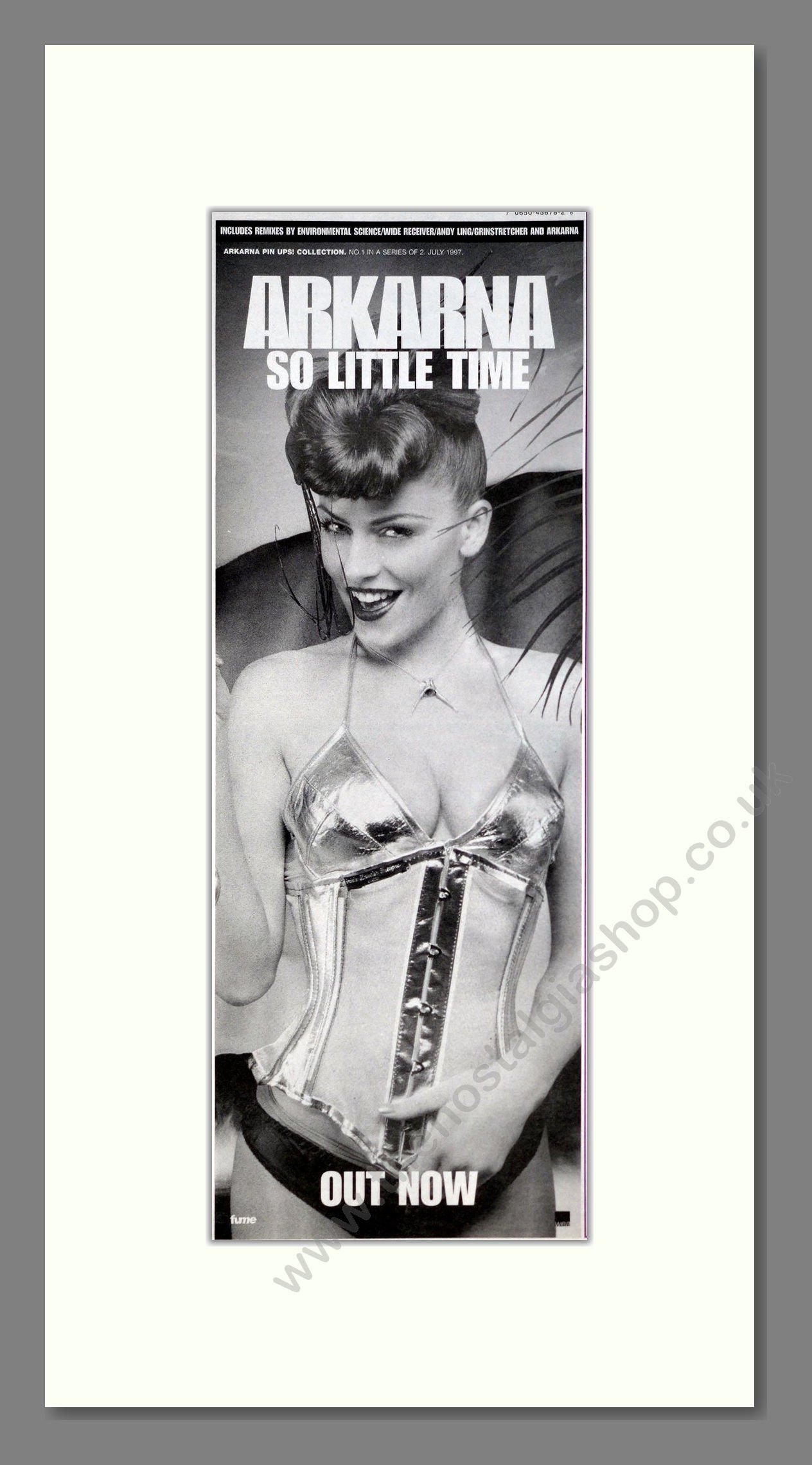 Arkarna - So Little Time. Vintage Advert 1997 (ref AD201450)