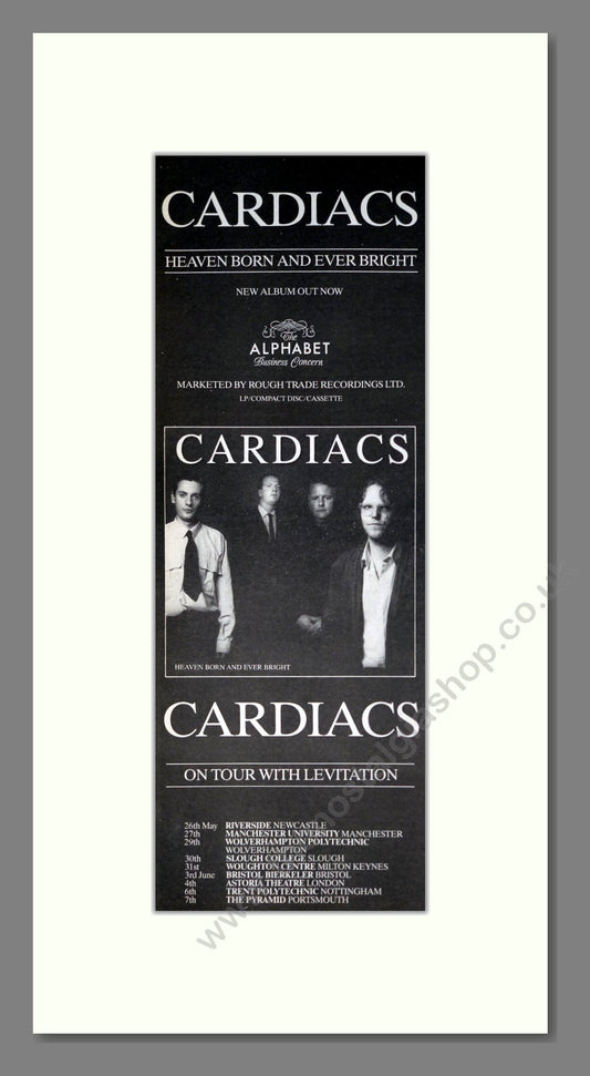 Cardiacs - Heaven Born And Ever Bright. Vintage Advert 1992 (ref AD201453)