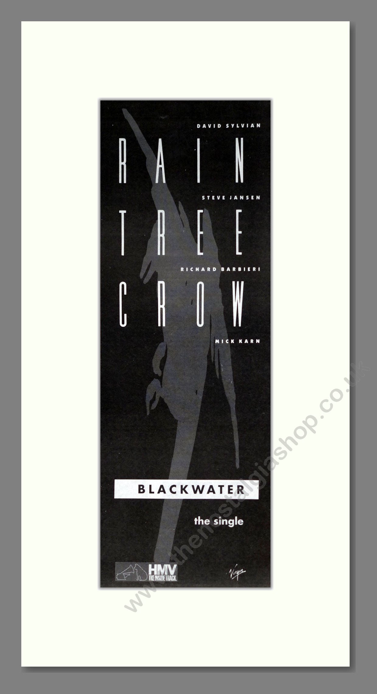 Rain Tree Crow - Blackwater. Vintage Advert 1991 (ref AD201457)